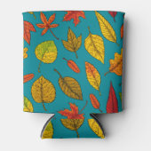 Rafraîchisseur Pour Canette Feuilles d'automne (Devant)