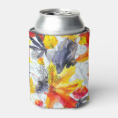 Rafraîchisseur Pour Canette Feuilles d'automne : Motif d'automne aquarelle (Can devant)