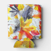 Rafraîchisseur Pour Canette Feuilles d'automne : Motif d'automne aquarelle (Dos)