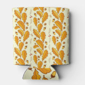 Rafraîchisseur Pour Canette Feuilles de chêne jaune : arrière - plan d'automne (Dos)