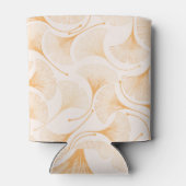 Rafraîchisseur Pour Canette Feuilles de Ginkgo : Motif Floral sans joint. (Dos)