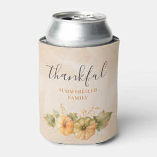 Rafraîchisseur Pour Canette Feuilles de rouille Citrouille Famille reconnaissa