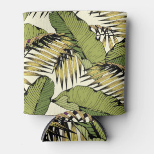 Rafraîchisseur Pour Canette Feuilles d'été, branches, patte décorative sans so