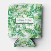 Rafraîchisseur Pour Canette Feuilles Jaunes Et Verts (Devant)