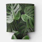 Rafraîchisseur Pour Canette Feuilles Monstera, aménagement tropical de luxe. (Dos)