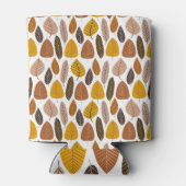 Rafraîchisseur Pour Canette Feuilles naturels : Motif neutre sans joint. (Dos)