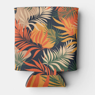 Rafraîchisseur Pour Canette Feuilles Tropical Palm : Vintage sans fil