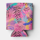 Rafraîchisseur Pour Canette Feuilles tropicaux (Devant)