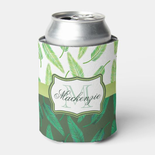 Rafraîchisseur Pour Canette Feuilles tropicaux (Can devant)