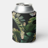 Rafraîchisseur Pour Canette Feuilles tropicaux : Floral d'été sans joint (Can Dos)