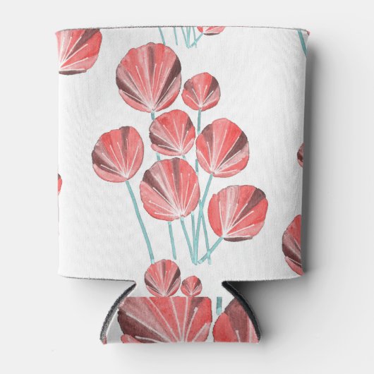 Rafraîchisseur Pour Canette Feuilles tropicaux : Motif créatif à main (Devant)