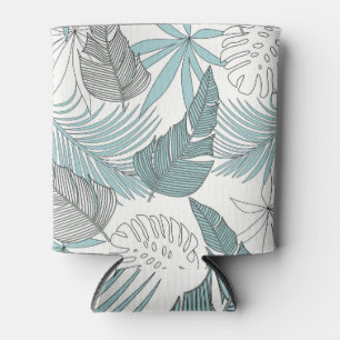 Rafraîchisseur Pour Canette Feuilles tropicaux : une tendance transparente