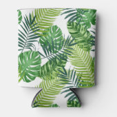 Rafraîchisseur Pour Canette Feuilles tropicaux verts (Devant)