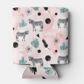 Rafraîchisseur Pour Canette Feuilles tropicaux Zebras Cravate-Dye Motif (Dos)