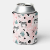 Rafraîchisseur Pour Canette Feuilles tropicaux Zebras Cravate-Dye Motif (Can Dos)