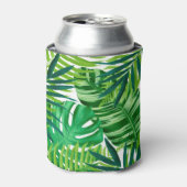 Rafraîchisseur Pour Canette Feuilles verts tropicaux (Can devant)