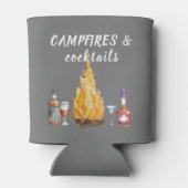 Rafraîchisseur Pour Canette Feux de camping et cocktails Camping Boire (Dos)