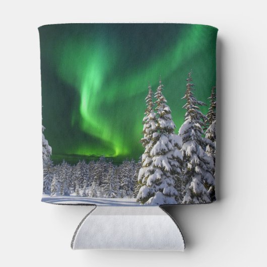 Rafraîchisseur Pour Canette Feux nordiques en hiver (Dos)