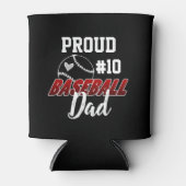 Rafraîchisseur Pour Canette Fier Baseball Papa Joueurs Nombre (Devant)