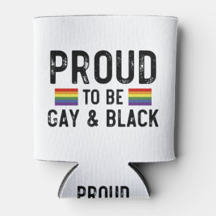 Rafraîchisseur Pour Canette Fier d'être gay et mois de la fierté noire 2025