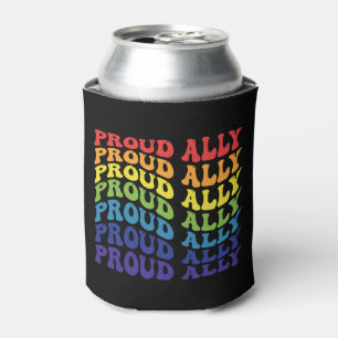 Rafraîchisseur Pour Canette Fière Ally LGBTQ GAY PRIDE Arc en ciel