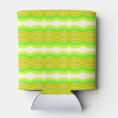 Rafraîchisseur Pour Canette Figure Vert Et Jaune Huit  Art Motif (Dos)