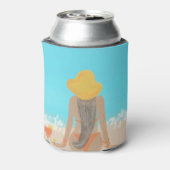 Rafraîchisseur Pour Canette Fille de plage Cheveux longs Mariage Party (Can Dos)