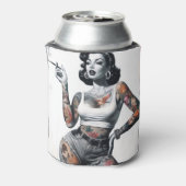 Rafraîchisseur Pour Canette Fille tatouée rétro (Can Dos)