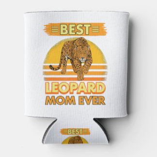 Rafraîchisseur Pour Canette Filles Femme Meilleur Leopard Maman Jamais Mère Wi