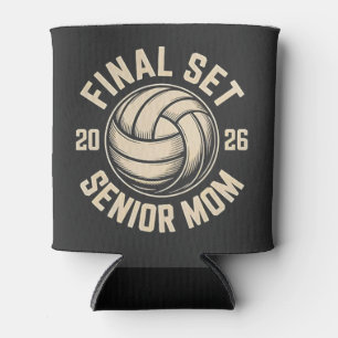 Rafraîchisseur Pour Canette Final Set Senior Mom 2026 Graduation Volleyball