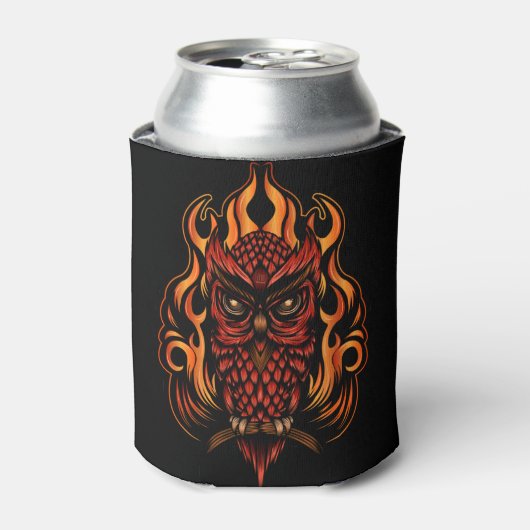 Rafraîchisseur Pour Canette Fire owl (Can devant)