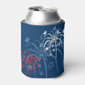 Rafraîchisseur Pour Canette Fireworks Patriotic Can Cooler (Can devant)