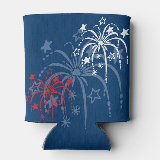 Rafraîchisseur Pour Canette Fireworks Patriotic Can Cooler (Dos)
