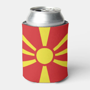 Rafraîchisseur Pour Canette Flag de Macedonia