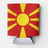 Rafraîchisseur Pour Canette Flag de Macedonia (Devant)