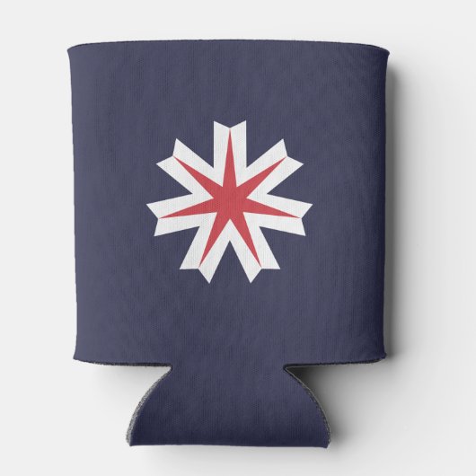 Rafraîchisseur Pour Canette Flag of Hokkaido Prefecture, Japan (Dos)
