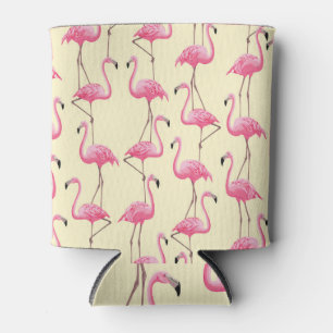 Rafraîchisseur Pour Canette Flamant rose réaliste Motif vertical Oiseau