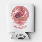 Rafraîchisseur Pour Canette Flamant rose rose (Dos)