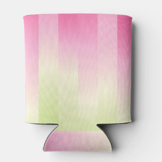 Rafraîchisseur Pour Canette Flamant rose rose mignon Ombre rayé (Dos)