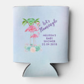 Rafraîchisseur Pour Canette Flamant rose rose Momma & bébé Flamingle (Devant)