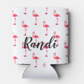 Rafraîchisseur Pour Canette Flamant rose rose personnalisé peut refroidir (Dos)