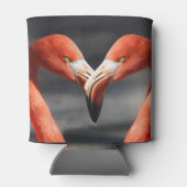 Rafraîchisseur Pour Canette Flamant rose Valentine (Dos)