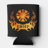 Rafraîchisseur Pour Canette Flames des chefs d'incendie (Dos)