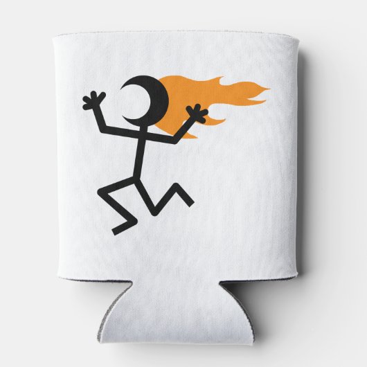 Rafraîchisseur Pour Canette Flaming head (Dos)