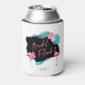 Rafraîchisseur Pour Canette Flamingo Bachelorette Troupeau de Mariée ID930 (Can Dos)