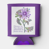 Rafraîchisseur Pour Canette Fleur dans le désert peut refroidir (Devant)