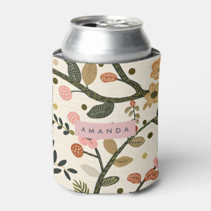 Rafraîchisseur Pour Canette Fleur d'Automne Rétro Fantaisiste Personnalisée