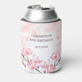 Rafraîchisseur Pour Canette Fleur de cerisier moderne Pink Splash Anniversaire (Can Dos)