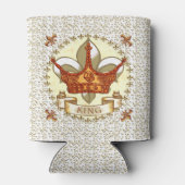 Rafraîchisseur Pour Canette Fleur De Lis King Papa (Dos)