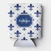 Rafraîchisseur Pour Canette Fleur de lis Motif (Devant)